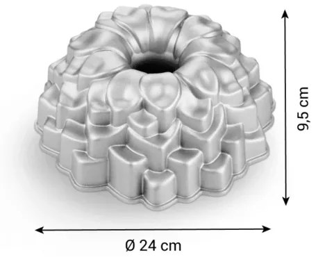 Tescoma Forma wysoka na babkę DELÍCIA, śr. 24 cm, piwonia