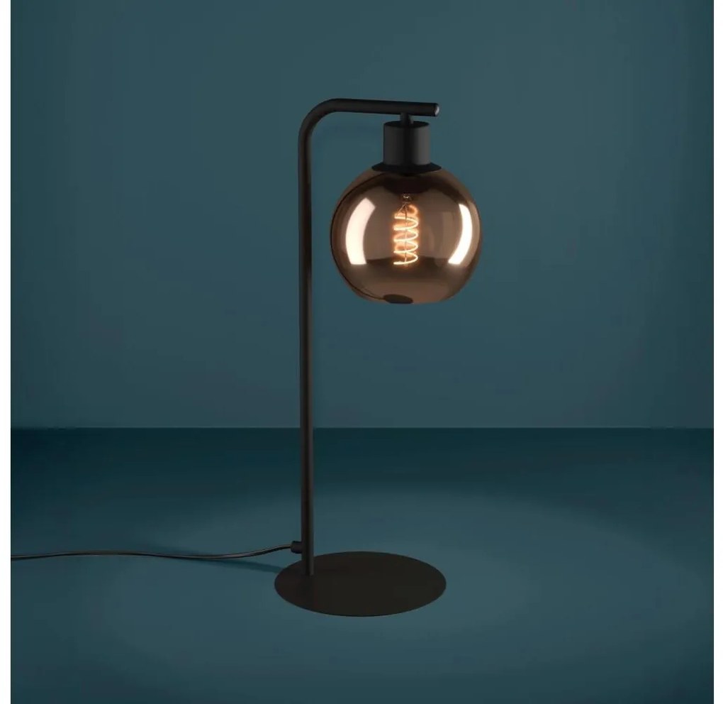 Eglo 390389 - Lampa stołowa CORDOBA 1xE27/40W/230V miedziany