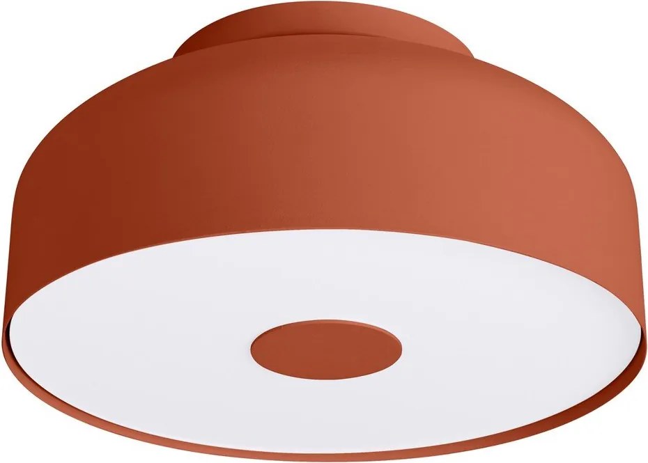 Pomarańczowa lampa sufitowa ø 30 cm Blacko – Sollux