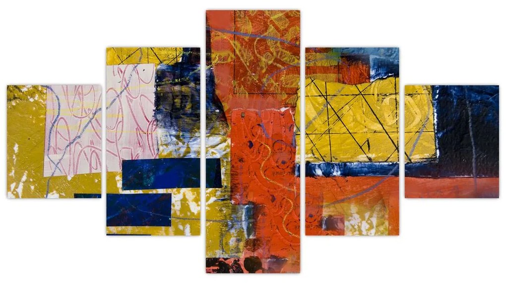 Obraz - Abstrakcja (125x70 cm)