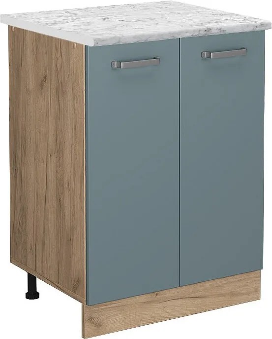 Szafki kuchenne niebiesko-szary 60x60x81.6 r-line