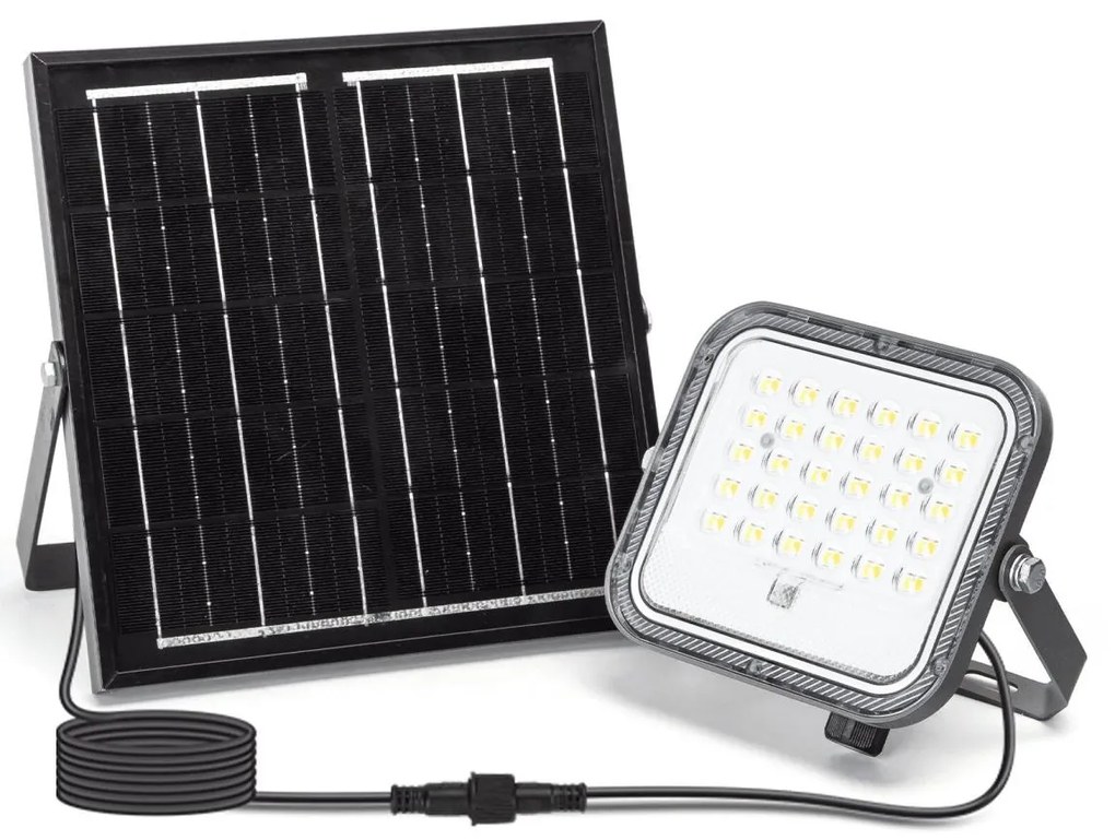 Aigostar - LED Ściemnialny naświetlacz solarny LED/5W/3,4V IP66 + pilot