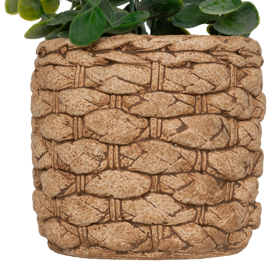 Sztuczny eukaliptus JAYE w ceramicznej doniczce, wys. 27 cm