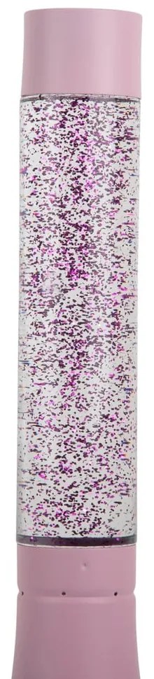 Różowa lampa stołowa ze szklanym kloszem (wysokość 37,5 cm) Astro Glittler – Leitmotiv