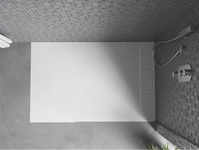 Mexen Otto brodzik prostokątny SMC 140 x 70 cm, biały - 4N107014