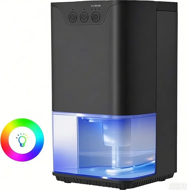 Osuszacz powietrza NETTLIFE 1400 ml z timerem i temperaturą pokojową (czarny)