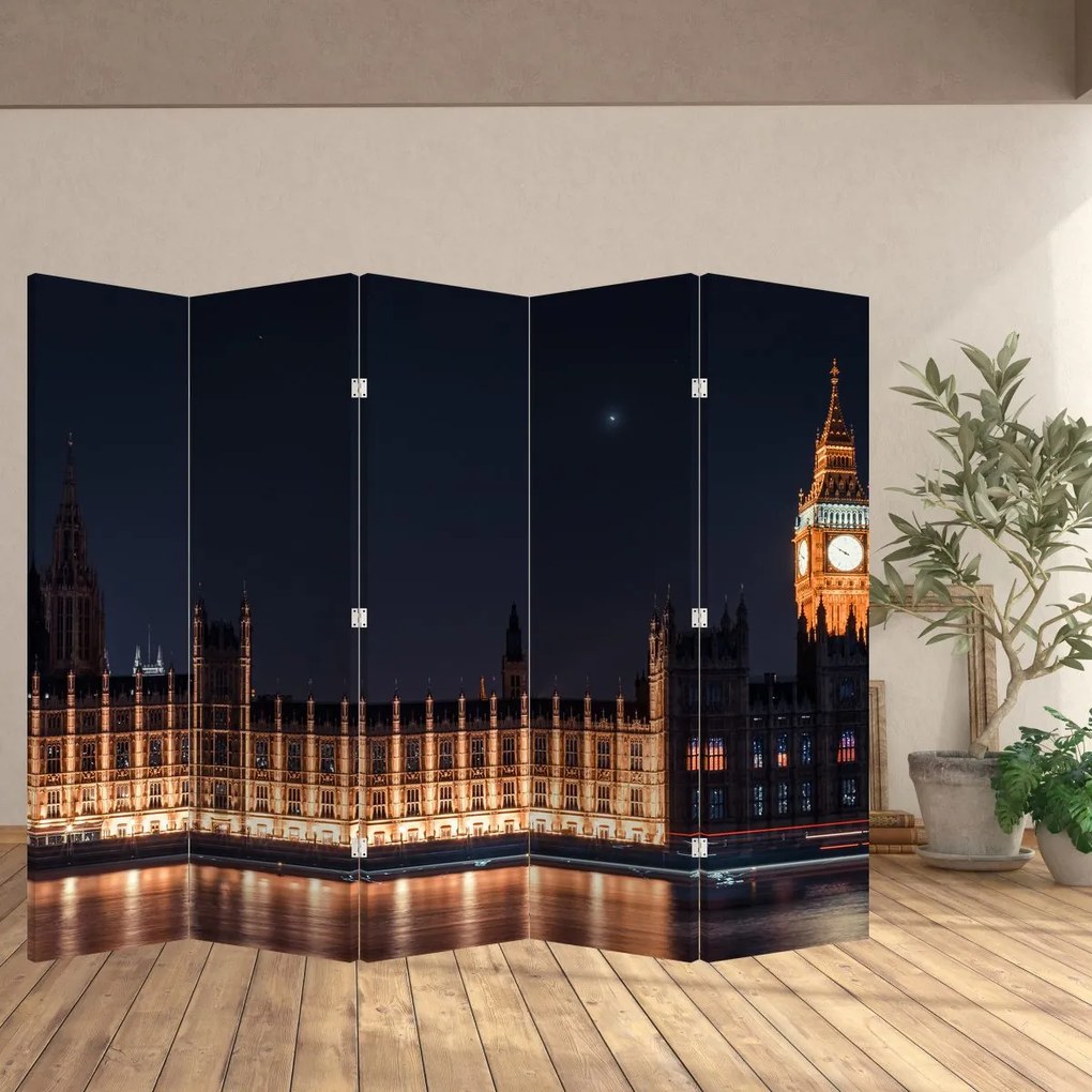 Parawan - Big Ben w Londynie (210x170 cm)