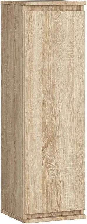 Szafka AKORD W30 Dąb Sonoma 30 cm 1 drzwi kolor Dąb Sonoma mat 3 półki 30x30x99 cm