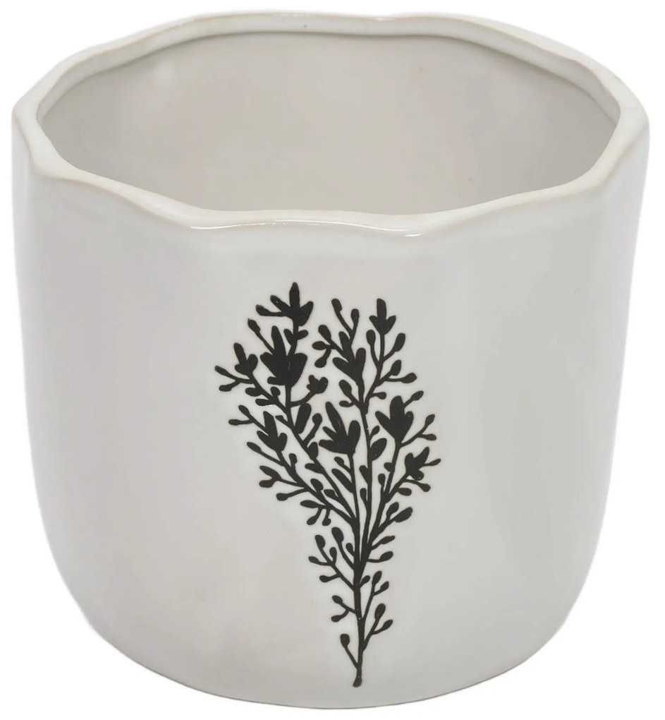 Ceramiczna osłonka na doniczkę, Ø 15 cm