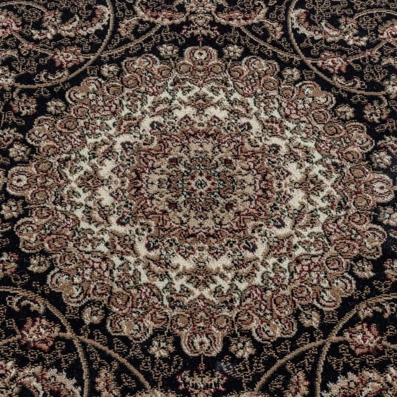 Dywan klasyczny Kashmir Ornament beżowo-czarny 200 cm x 290 cm