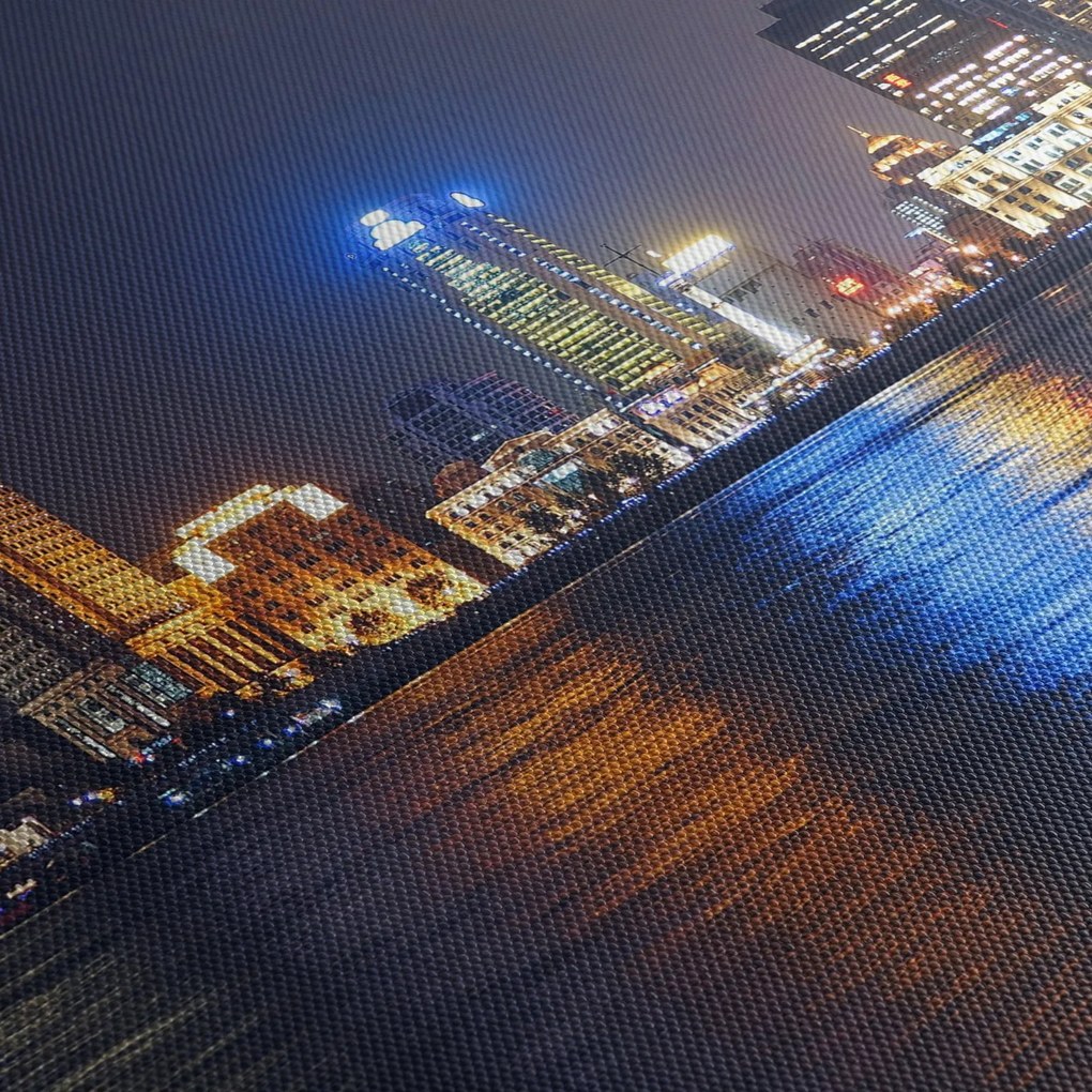 Obraz - Refleksy nocy (125x70 cm)