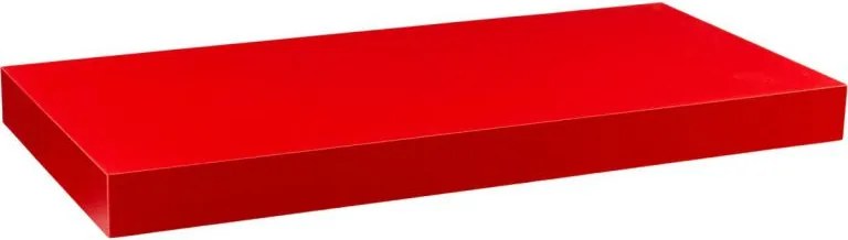 Półka ścienna STILISTA Volato matna czerwona, 70 cm