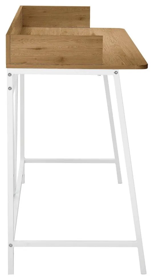 Biurko z blatem w dekorze dębu 50x120 cm Savona – Støraa