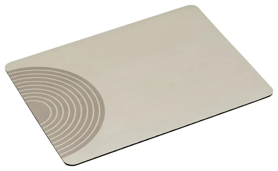 Beżowa gumowa podkładka do naczyń 40x30 cm Dima – Wenko