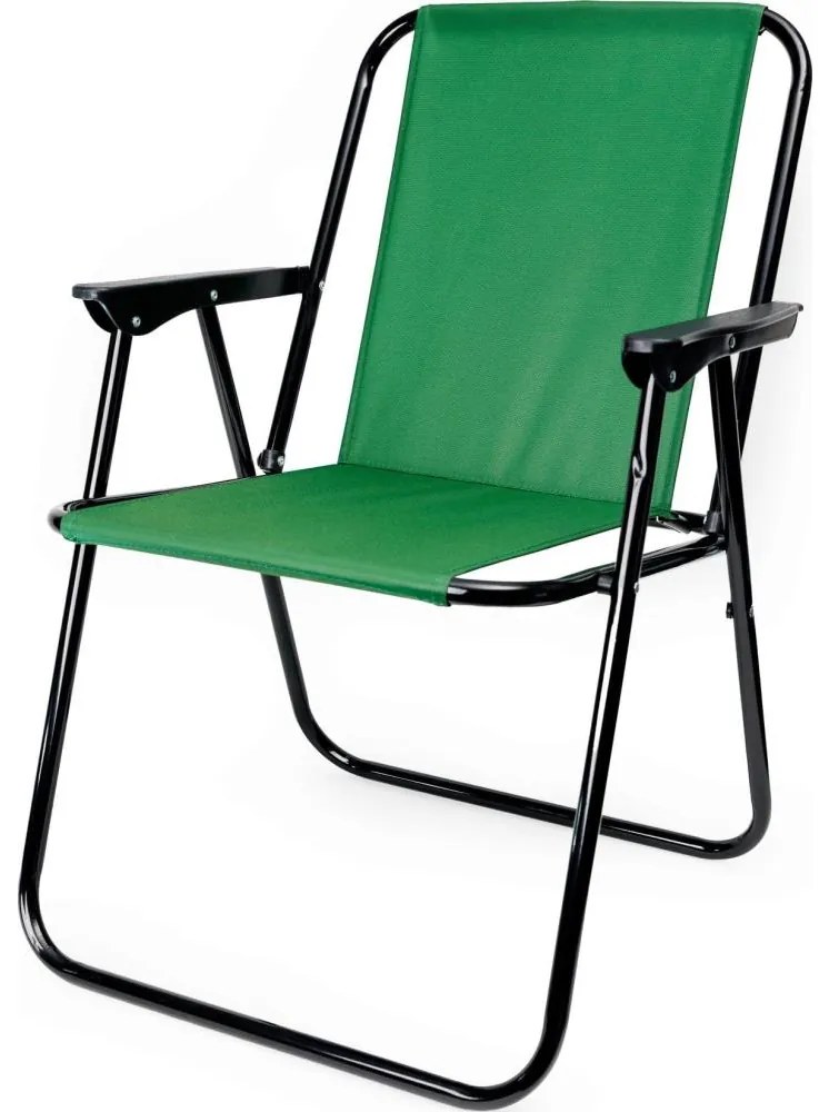 Składane krzesło kempingowe zielony