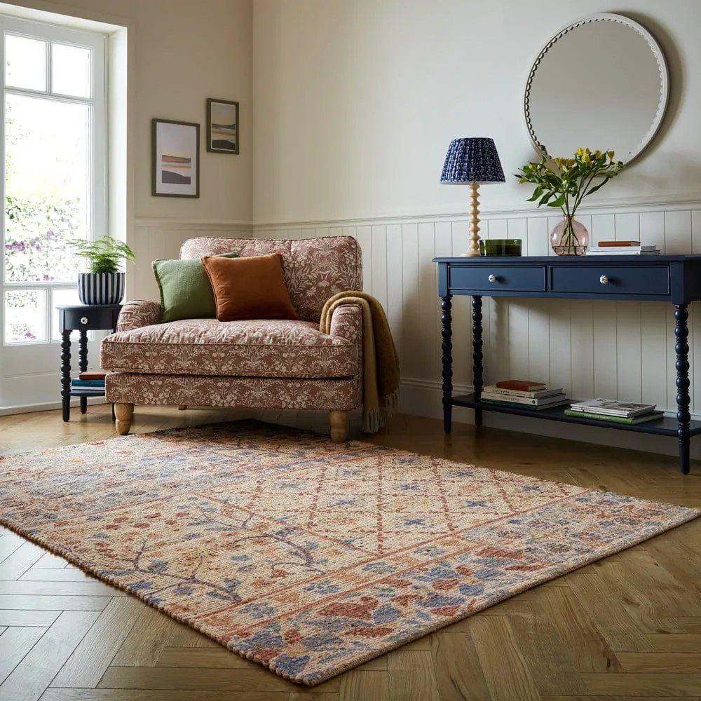 Dywan z mieszanki juty tkany ręcznie w naturalnym kolorze 160x230 cm Taylor Patchwork – Flair Rugs