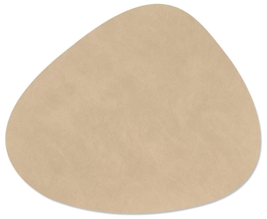 Mata stołowa ze skóry ekologicznej 37x44 cm Curve L Double Cloud – LIND DNA