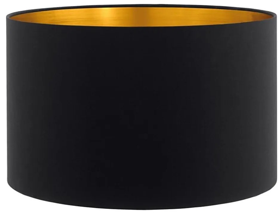 Eglo 32486 - Uniwersalny klosz TUNJA E27 śr. 38 cm czarny/miedziany