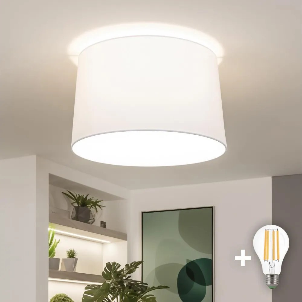 Brilagi - LED Przysufitowy żyrandol CERIA 1xE27/40W/230V Ø 45 cm biały