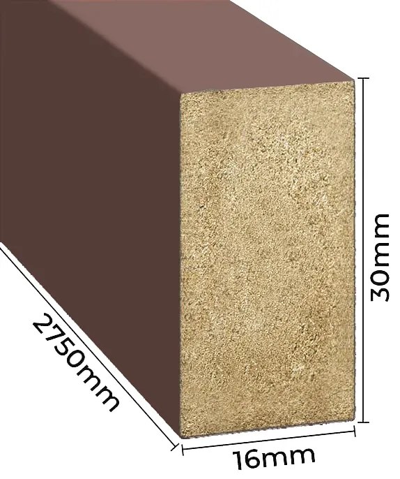 Ażurowe lamele ścienne pudrowy róż 15 szt. D3-W28