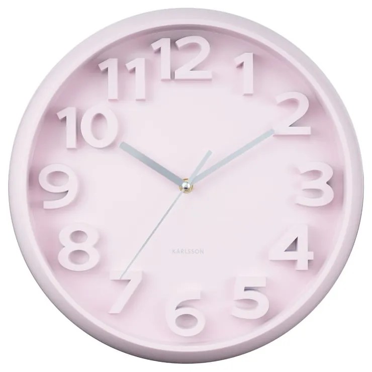Zegar ścienny ø 33,5 cm Elevated Classic Numbers – Karlsson