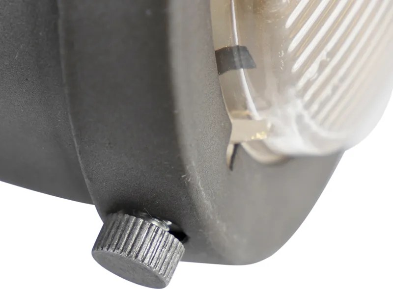 Industrialny reflektor stalowy z drewnianą płytą obrotową 4-światła - Emado