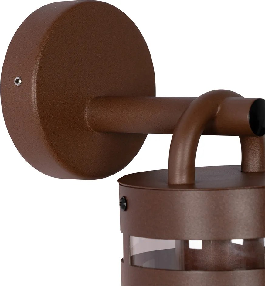 Industrialna lampa ścienna zewnętrzna rdzawo-brązowa IP44 - Ruben