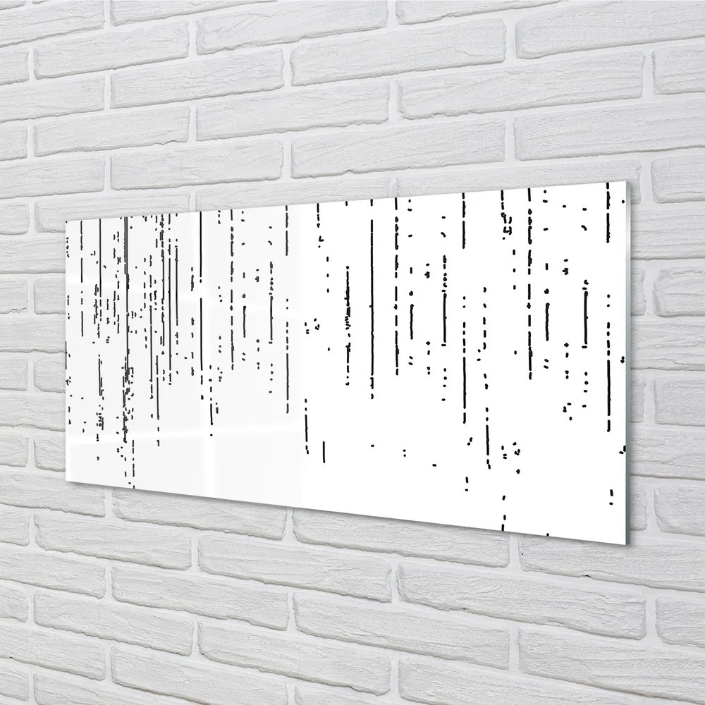 Szkło do Kuchni na Ścianę Nowoczesny Wzór w Kropki i Paski