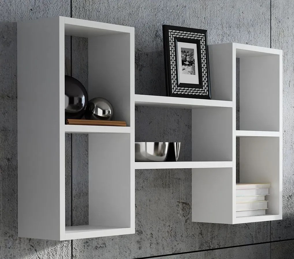 Biała Półka Wisząca S1-B00