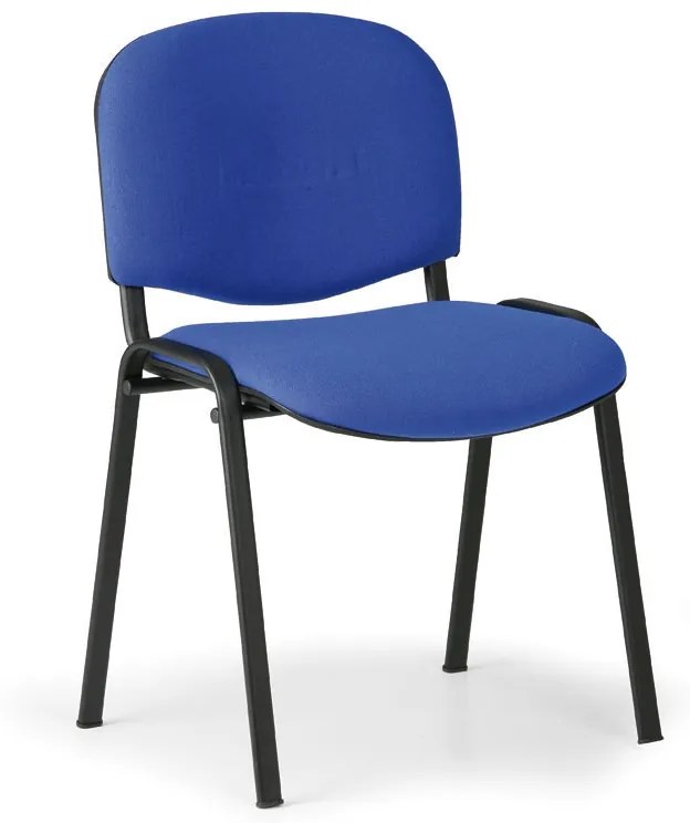 Krzesło konferencyjne VIVA - czarne nogi, niebieske