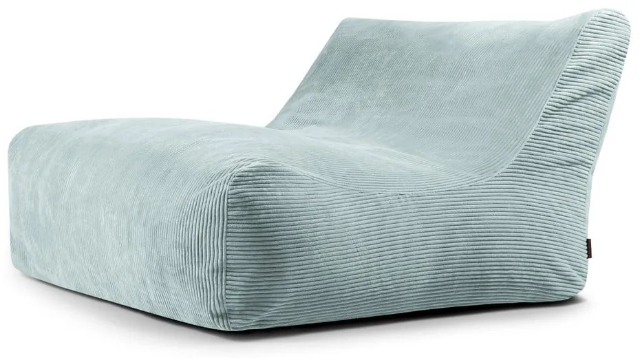 Miętowy sztruksowy worek do siedzenia Sofa Lounge – SLOWDOWN