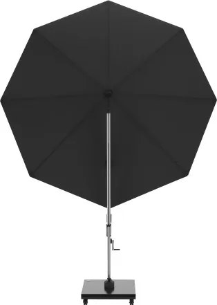 HYPERION 340 PRESTIGE – luksusowy huśtawkowy parasol ogrodowy z bocznym drążkiem : Kolor parasola - Czarny