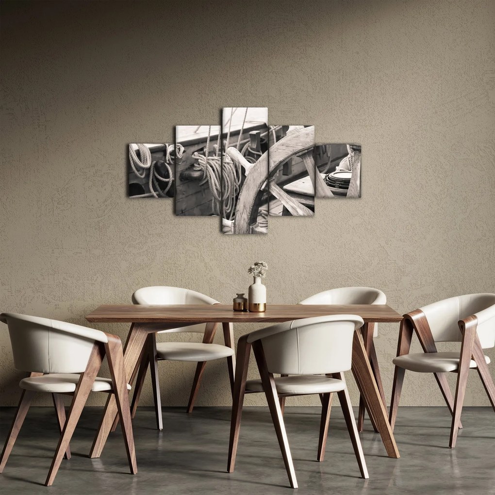 Obraz - Ster do żaglówki (125x70 cm)