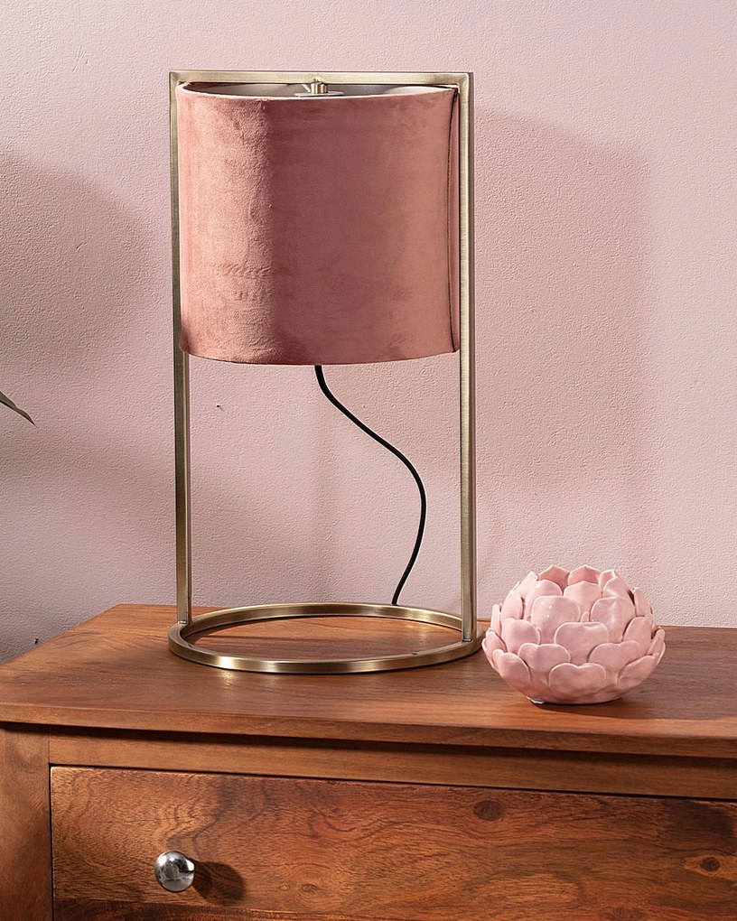 Lampa stołowa Santos Pink&Gold