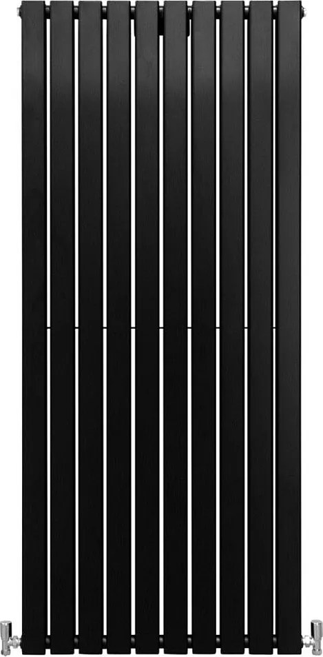 Grzejniki panelowe designerskie, matowo czarne, 1600 mm x 700 mm