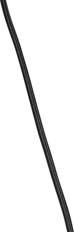 Lampa wisząca z abażurem z weluru taupe ze złotem 50 cm - Combi