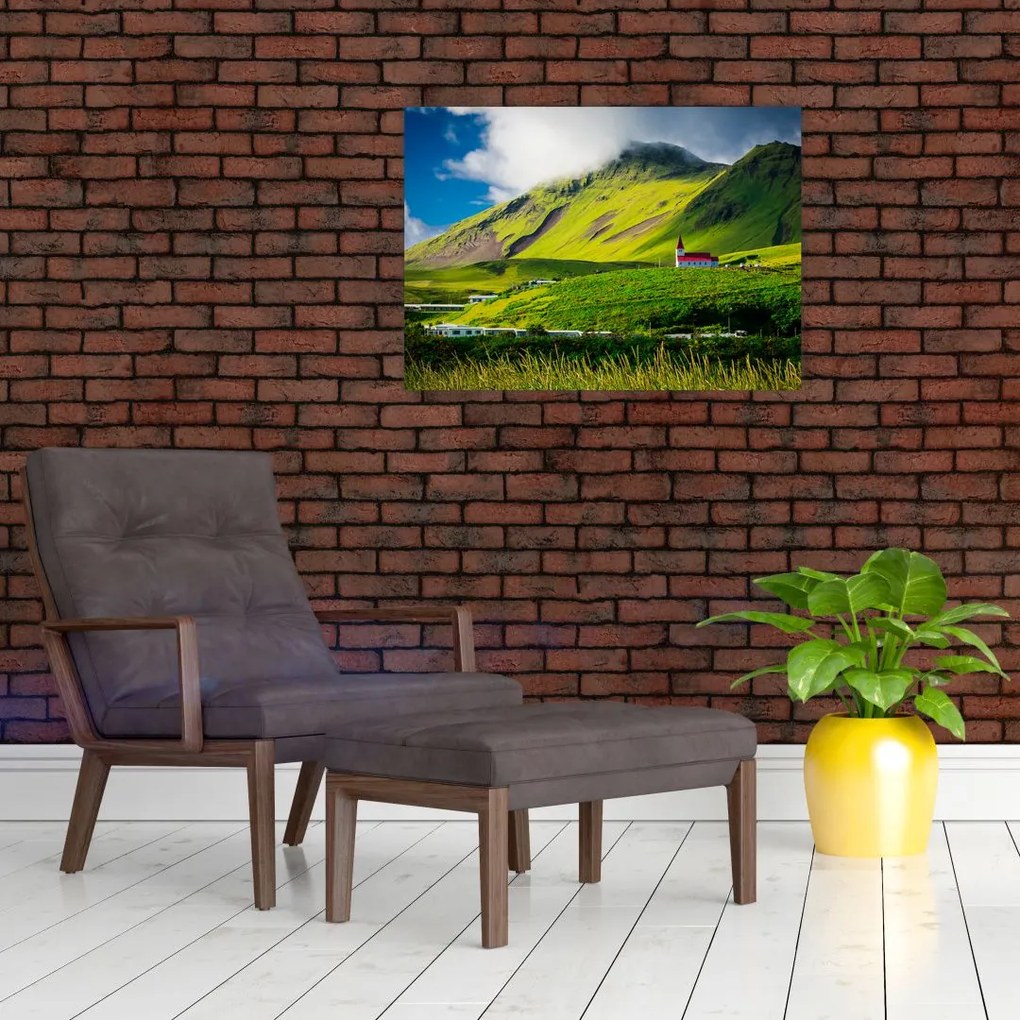 Obraz górskiego krajobrazu (70x50 cm)