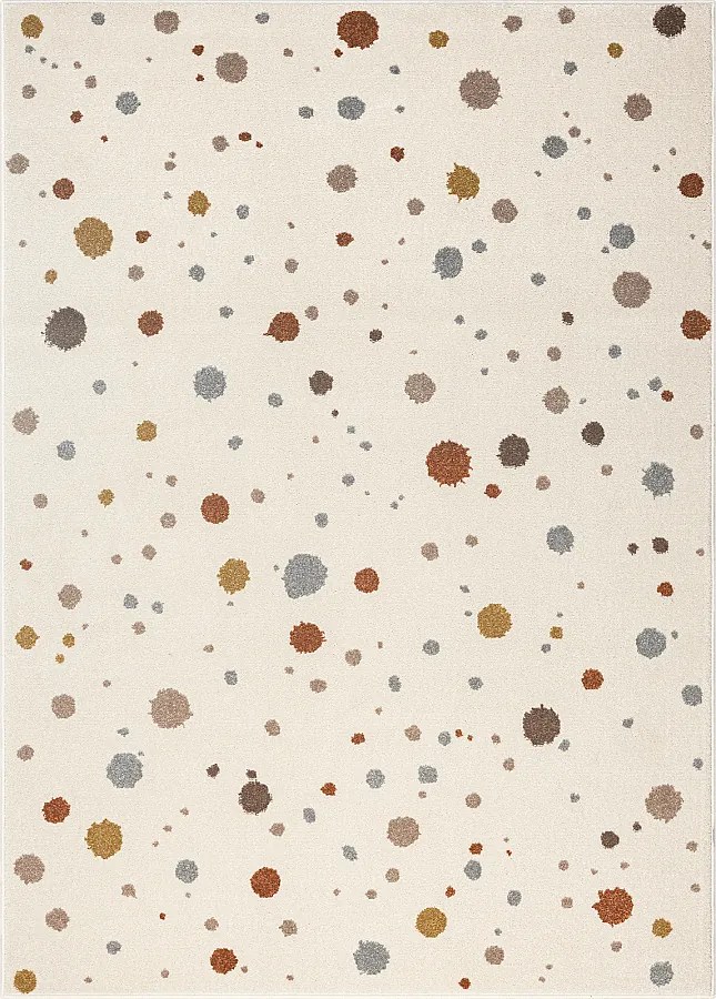 Dywan Beat Kids Nowoczesny Niemowlę Dziewczynka Chłopiec - Kremowy - 200x280 cm