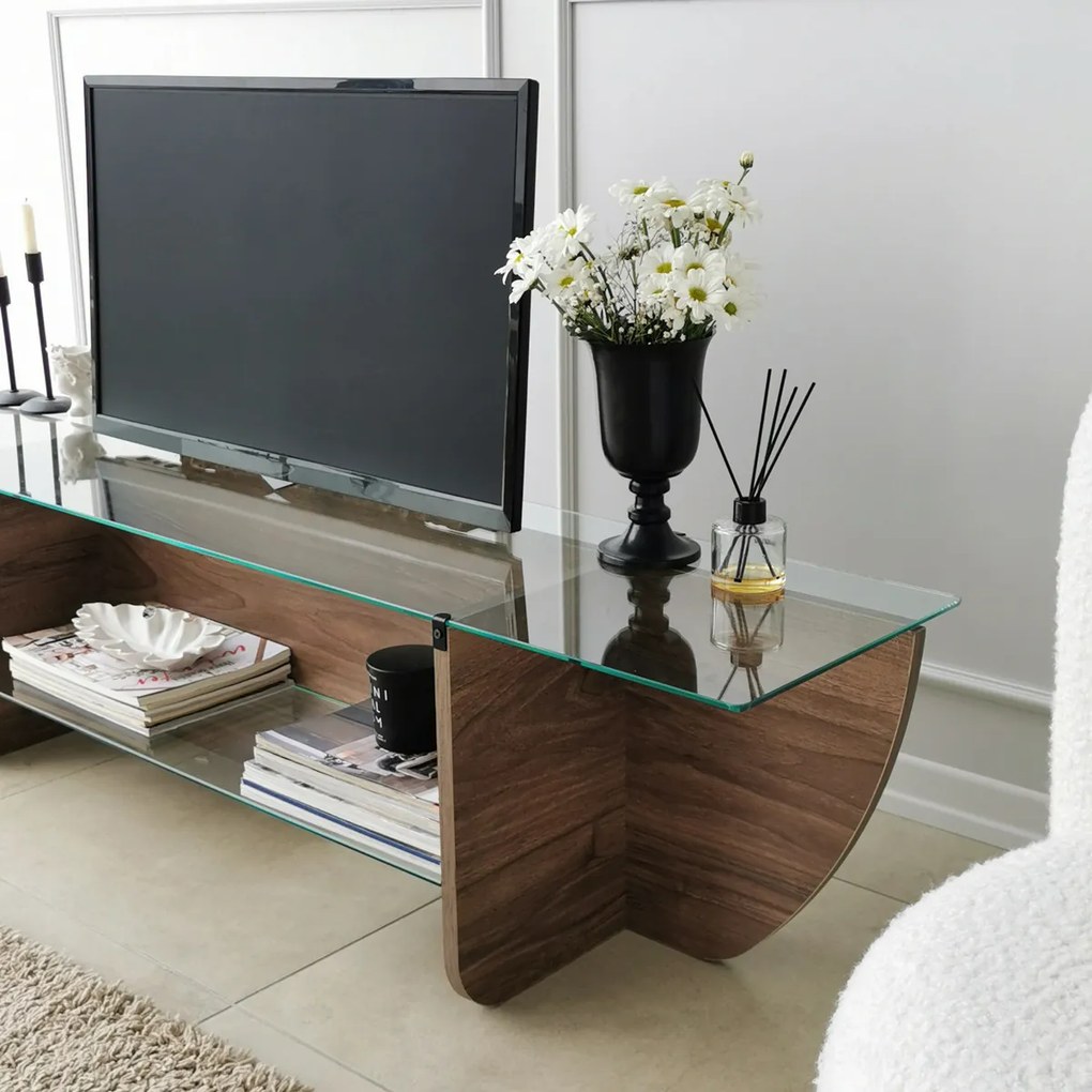 Stolik TV Lily Walnut