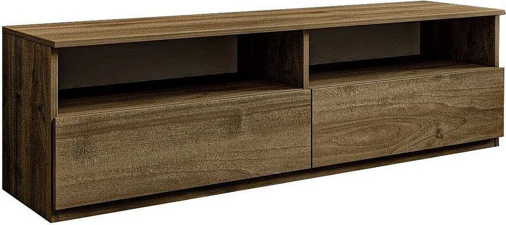 Stojak pod telewizor – 144 cm x 49,8 cm x 45 cm – Orzech – Płyta wiórowa