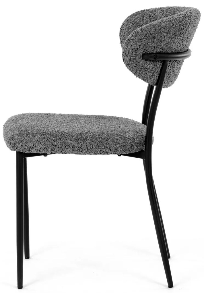 Zestaw krzeseł do jadalni CT-W1021 GREY2, 4 szt.