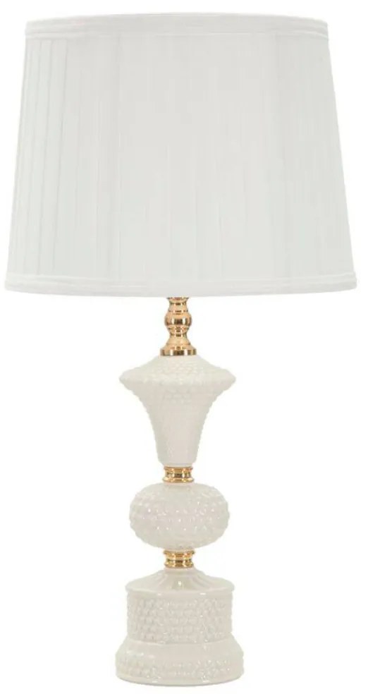 Lampa stołowa z ozdobną bazą CASERTA, 57 cm