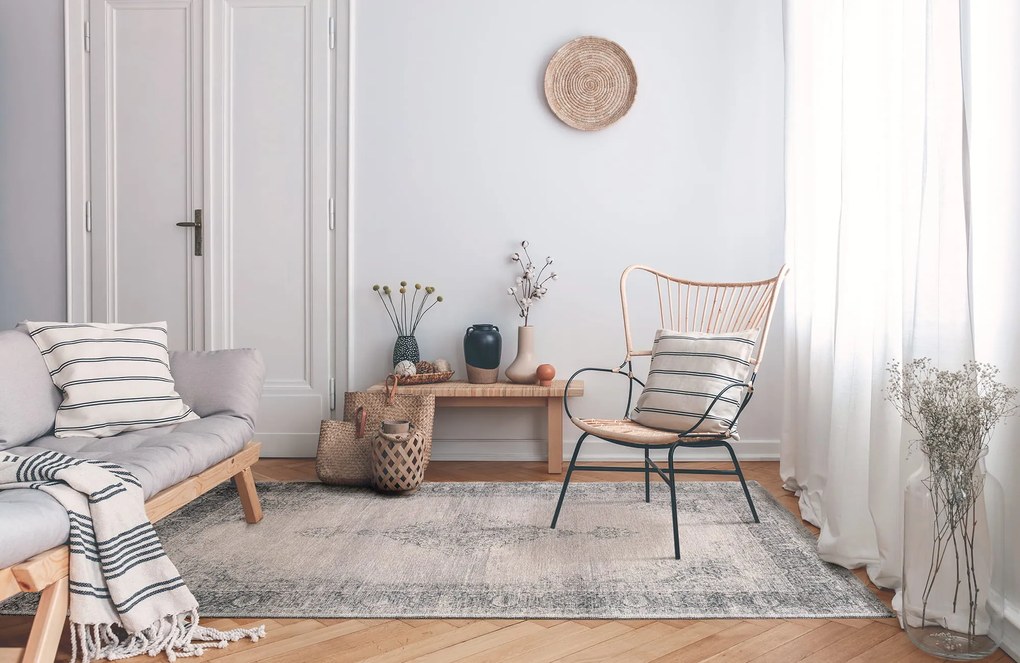 Dywan vintage Marylou kremowy 120 cm x 160 cm