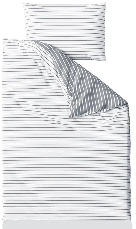 PrzytulneMieszkanie.pl PrzytulneMieszkanie.pl Pościel z bawełny Renforcé CAPRIVI szara guzik Rozmiar pościeli: 70 x 90 cm | 140 x 220 cm