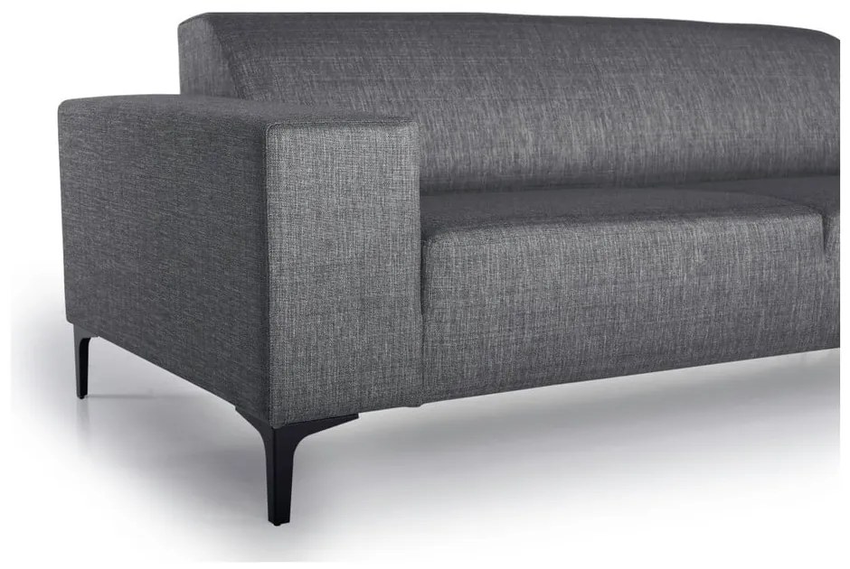 Antracytowa sofa Scandic Diva, 216 cm