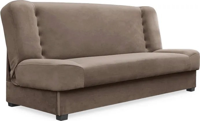 Sofa z Funkcją Spania PIANO Rozkładana Wersalka Dwuosobowa Beżowa Nowoczesna do Salonu