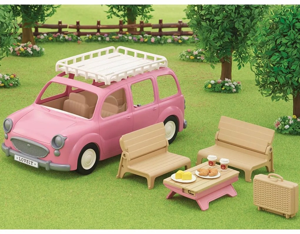 Sylvanian family 5535 Samochód rodzinny różowy Van