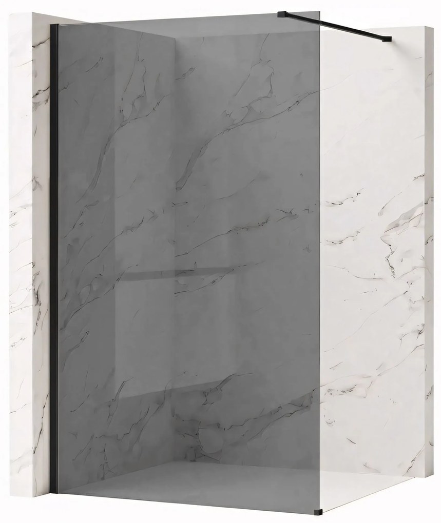 Kabina prysznicowa Walk-In Rea Flexi Grey / Black 120