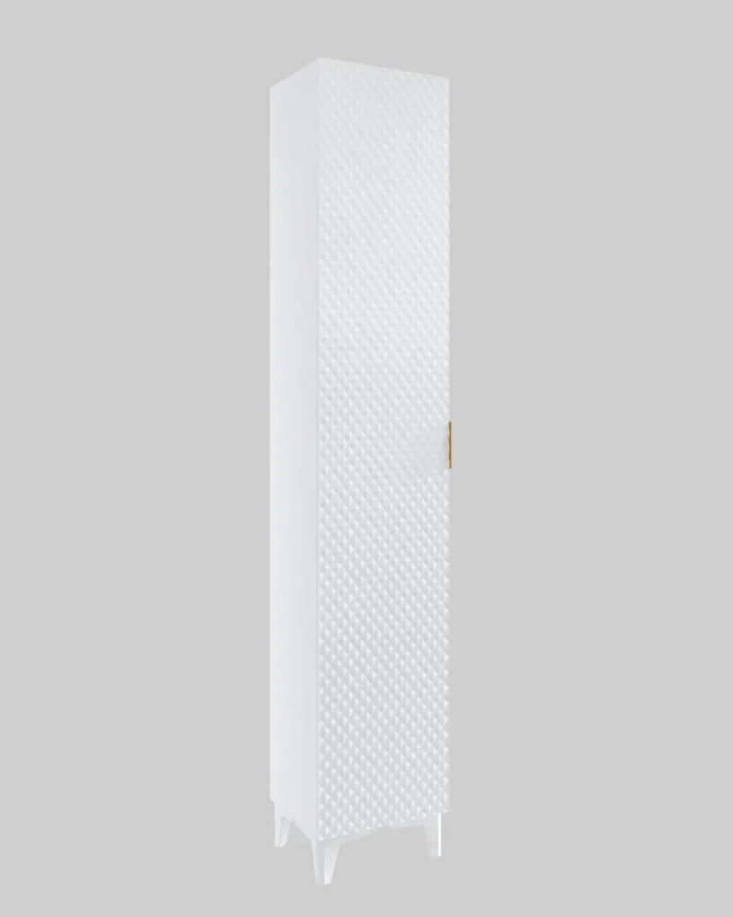 Szafka łazienkowa LAURA 1D 35 cm biała mat HELVETIA