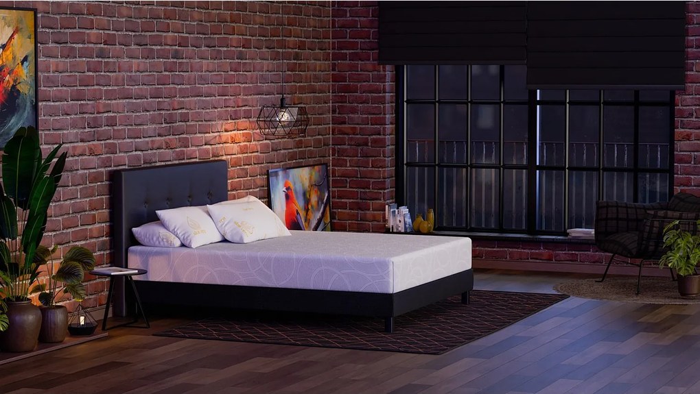 Materac Ondine 80x200 dla dzieci i dorosłych na 1 miejsce - pianka Memory Foam 60 kg/m³ o wysokiej gęstości wzbogacona odświeżającymi mikrokapsułkami żelu